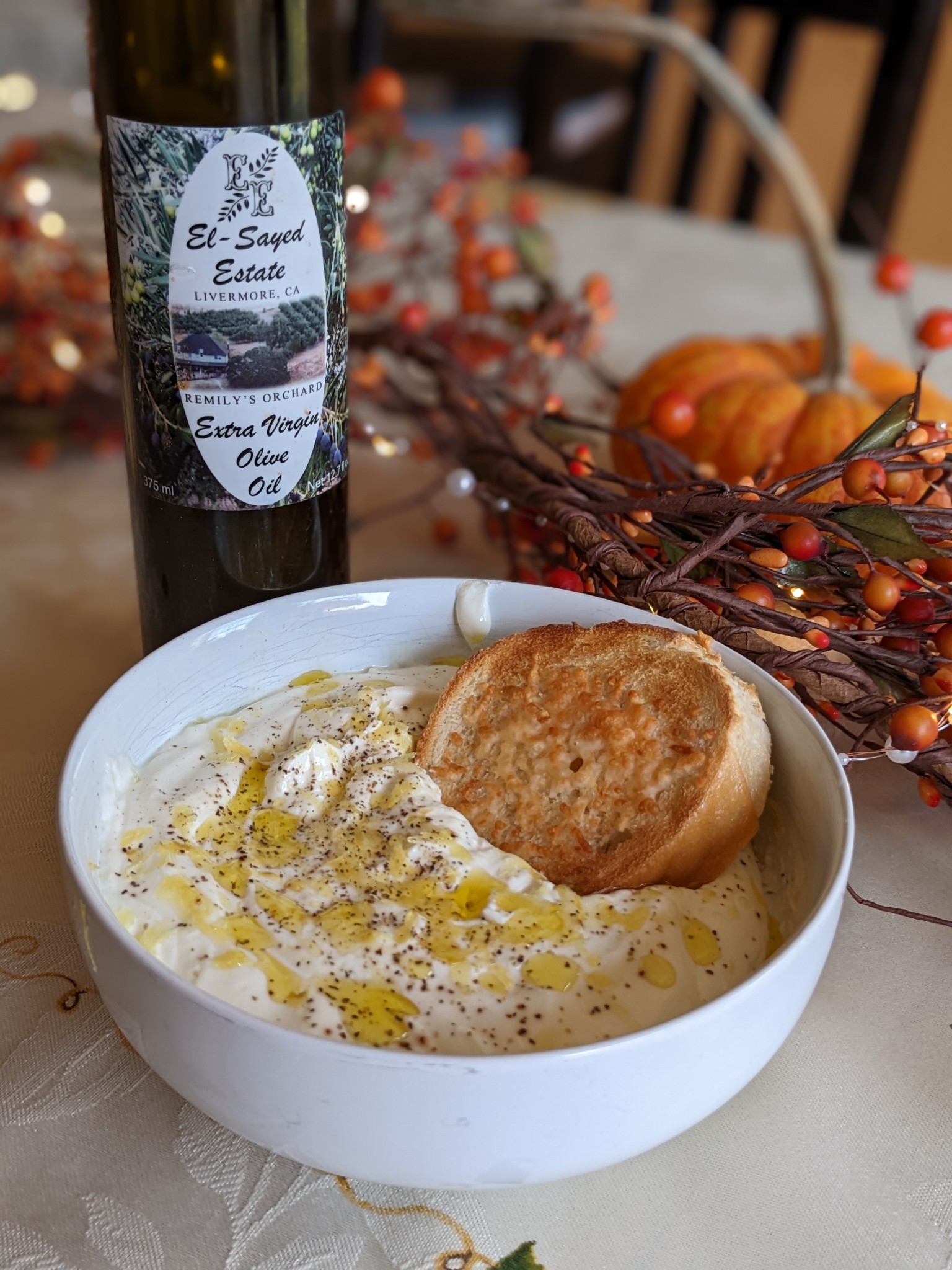 Whipped Ricotta with Olive Oil